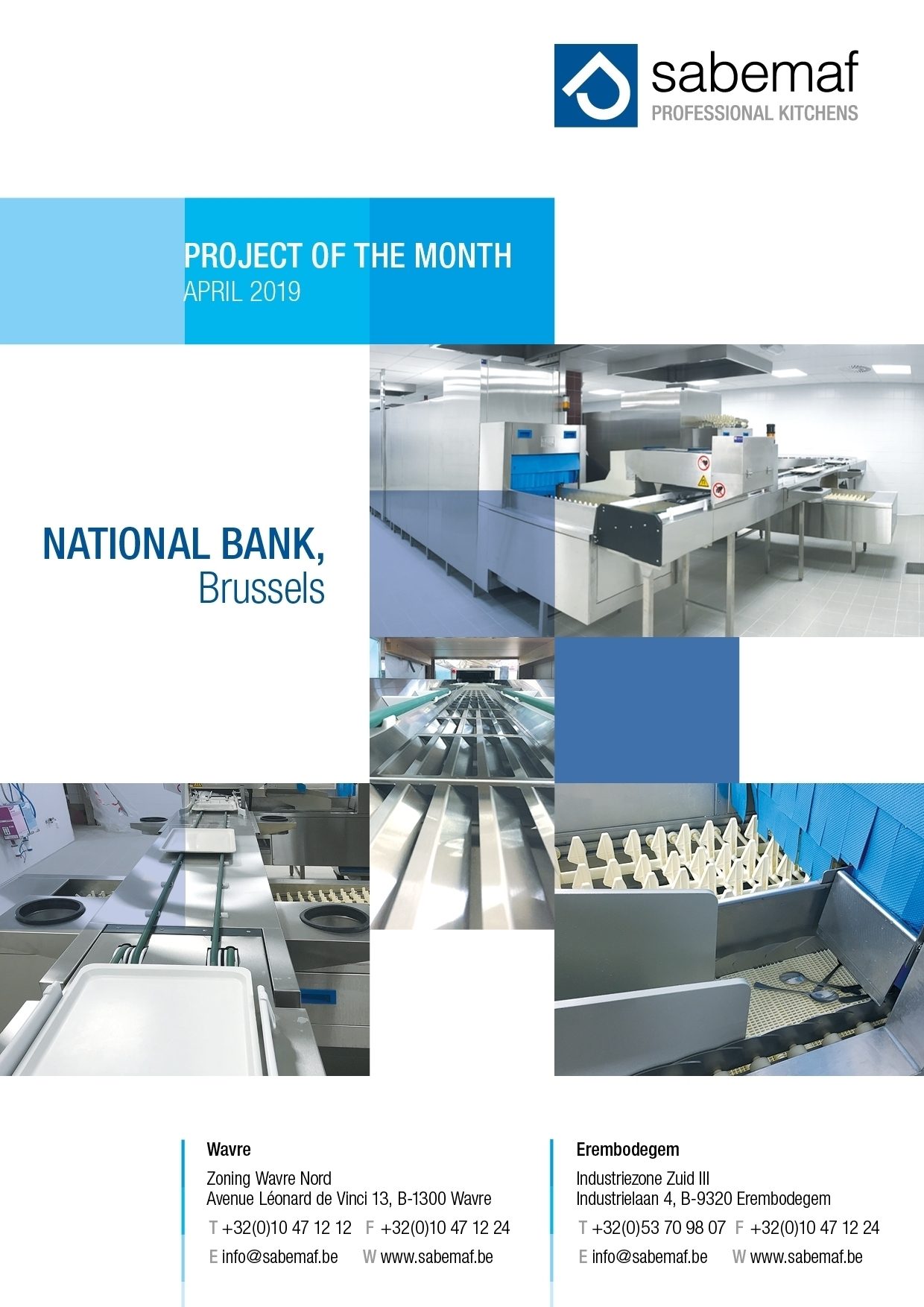 Project of the month, April 2019, National Bank, Brussels