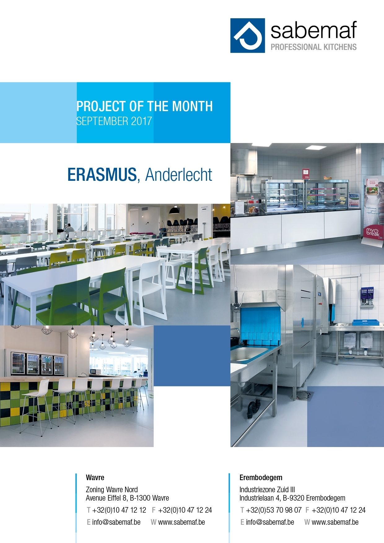 POM Project of the month September 2017 Erasmus Anderlecht